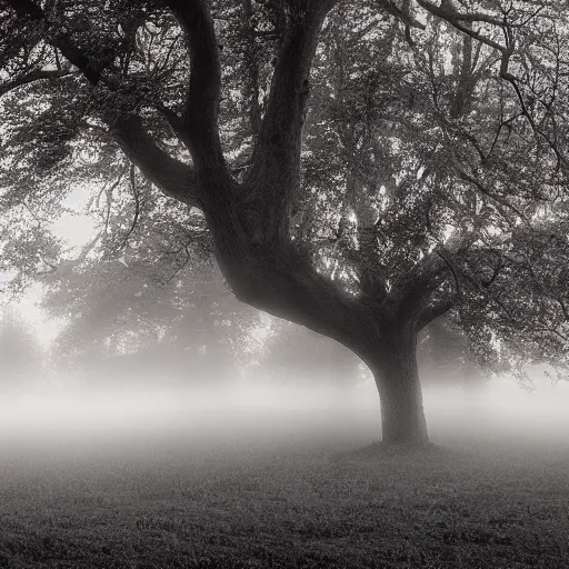 Image similar to an impressively euphoric 1 8 0 0 s romanticism - inspired photograph depicting bedlam underneath a foggy tree line at dawn inspired by liberty leading the people