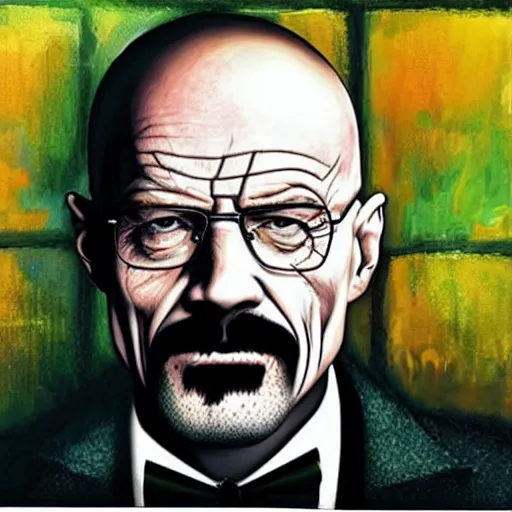 Image similar to Walter White as The Joker