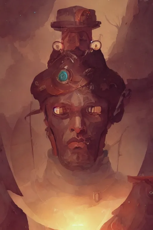 Prompt: zoomed out portrait of a duke, stylized illustration by peter mohrbacher and moebius, watercolor gouache detailed paintings, dieselpunk, solarpunk, artstation