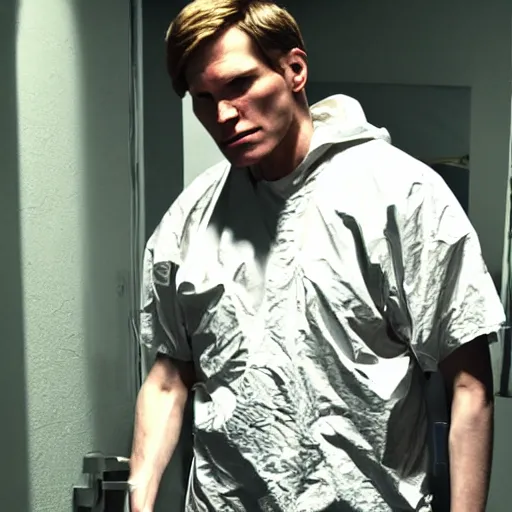 Image similar to Live Action Still of Jerma in Breaking Bad, real life, hyperrealistic, ultra realistic, realistic, highly detailed, epic, HD quality, 8k resolution, body and headshot, film still