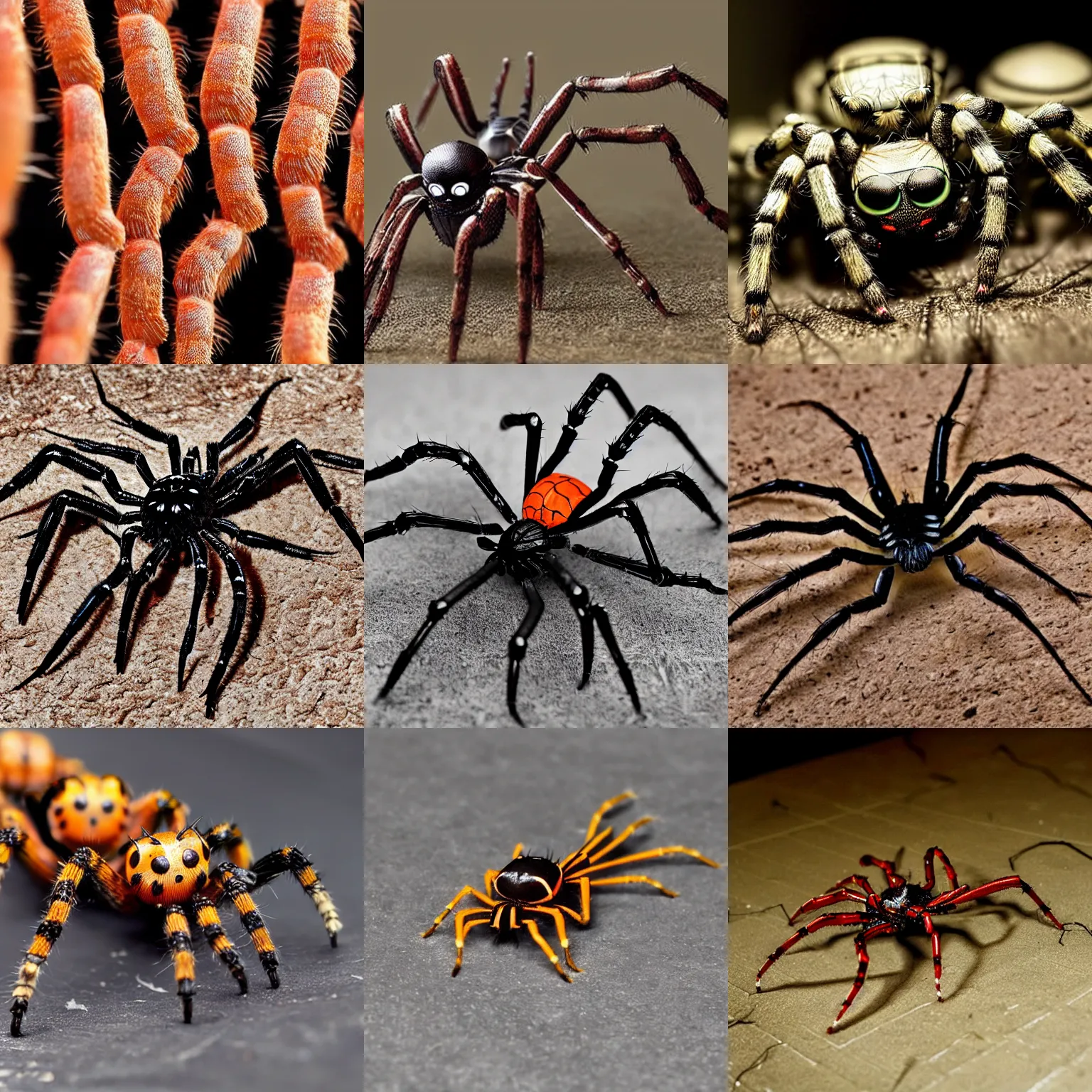 Prompt: spider centipede crawling scary nightmare horror