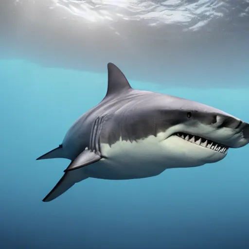 Image similar to Giant Megalodon shark , Gigalodon