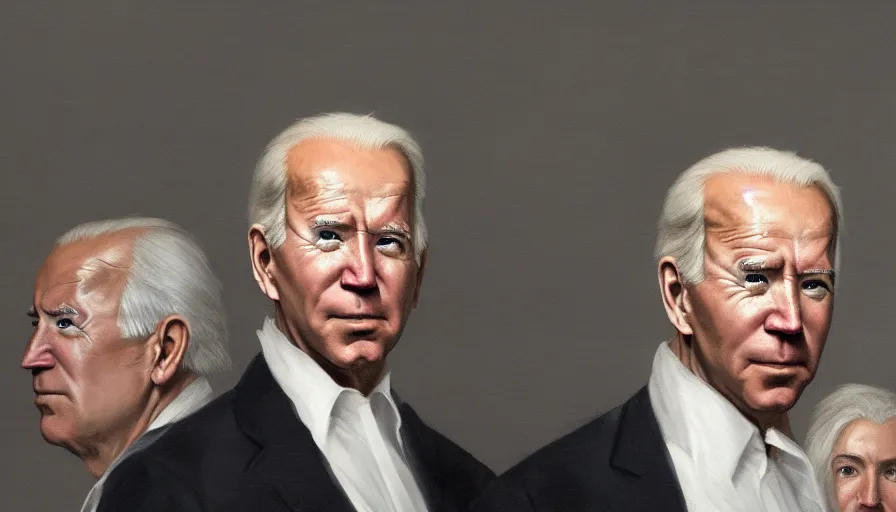 Image similar to Baroque painting of Joe Biden, hyperdetailed, artstation, cgsociety, 8k