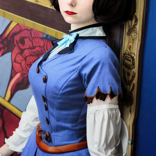 Prompt: Elizabeth from Bioshock Infinite in Japan