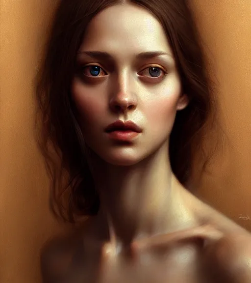 Prompt: portrait of a woman in heightened detail, poised, intense emotion, detailed facial expression, detailed surroundings, intricate, elegant, highly detailed, centered, digital painting, artstation, concept art, smooth, sharp focus, illustration, by ( leonardo da vinci ), wlop