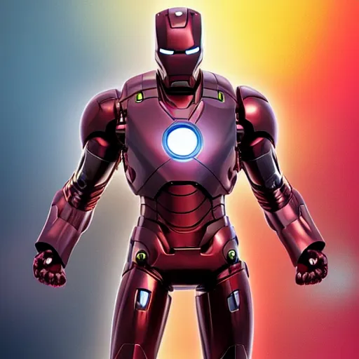 Image similar to “minion iron man, UHD, hyperrealistic render”