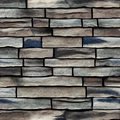 Image similar to a painterly stylized stone cladding texture