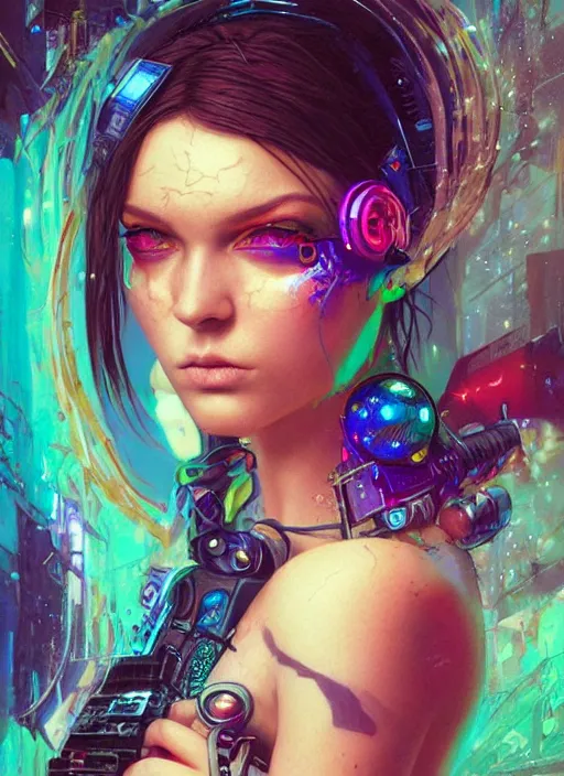 Image similar to beautiful portrait of lofi cyberpunk mew, by Tristan Eaton, Stanley Artgermm, Tom Bagshaw, Greg Rutkowski, Carne Griffiths, trending on DeviantArt, face enhance, hyper detailed. trending on Artstation, 8k, masterpiece, graffiti paint, fine detail, full of color, intricate detail, golden ratio illustration