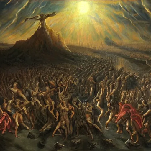 Prompt: biblical apocalypse