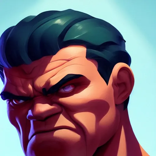 Image similar to face icon stylized minimalist the hulk, loftis, cory behance hd by jesper ejsing, by rhads, makoto shinkai and lois van baarle, ilya kuvshinov, rossdraws global illumination