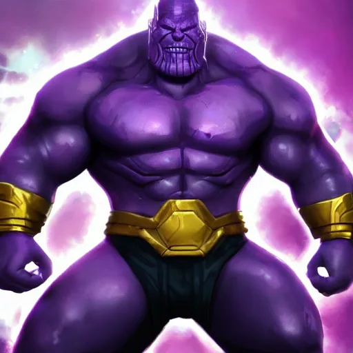 Prompt: thanos in league of legends