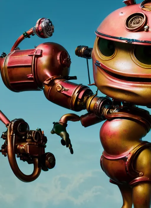 Image similar to highly detailed closeup, profile portrait of a tin toy nuclear diaster, bikini, unreal engine, nicoletta ceccoli, mark ryden, earl norem, lostfish, global illumination, detailed and intricate environment