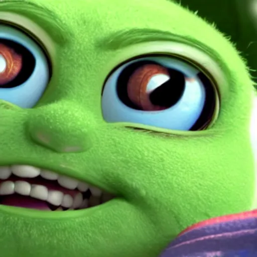 Image similar to mike wazowski in am anime,