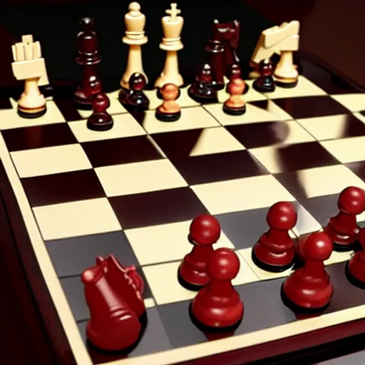 a art deco piece of chess,3d render, Stable Diffusion