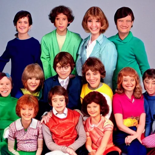 Prompt: 1983 children's tv show about humans and digestive organs color