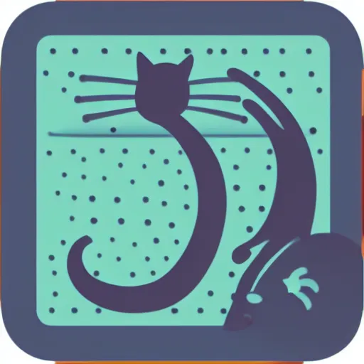 Image similar to “ very intricate app icon for a cat dating app, award - winning details ”