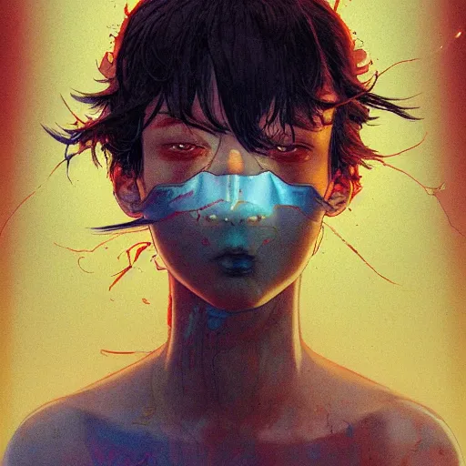 Image similar to prompt : city scavenger portrait soft light painted by james jean and katsuhiro otomo and erik jones, inspired by akira anime, smooth face feature, intricate oil painting, high detail illustration, sharp high detail, manga and anime 1 9 9 9