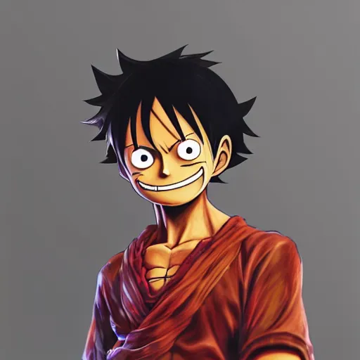 ArtStation - DraW - Desenho Pintura LUFFY - One Piece World Seeker