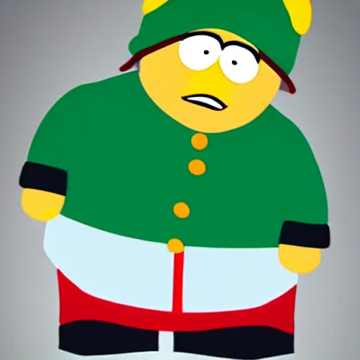Prompt: Eric Cartman from south park realistic, 4k award winning photography
