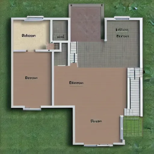 Image similar to floor plan for a house