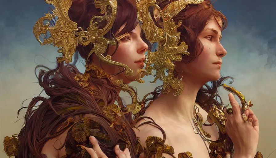 Prompt: carnivale, perfectly-centered-Portrait, action pose, intricate, highly detailed, digital painting, artstation, concept art, smooth, sharp focus, illustration, Unreal Engine 5, 8K, art by artgerm and greg rutkowski and alphonse mucha