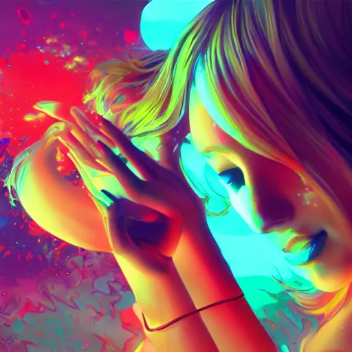 Image similar to psychedelic liquids, colorful, cinematic, by wlop, by ilyu kuvshinov, super detailed, unreal engine 5