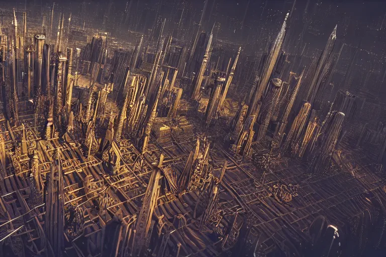 Prompt: an elaborate penned illustration of a apocalyptic intricate connected city of tubes and pipes, by jan van haasteren and jheronimus bosch, unreal engine, physically based rendering, ariel view, tilt - shift, grim, moody, cinematic
