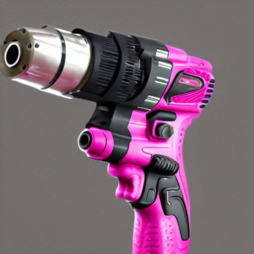 Image similar to pink drill driver, products photography