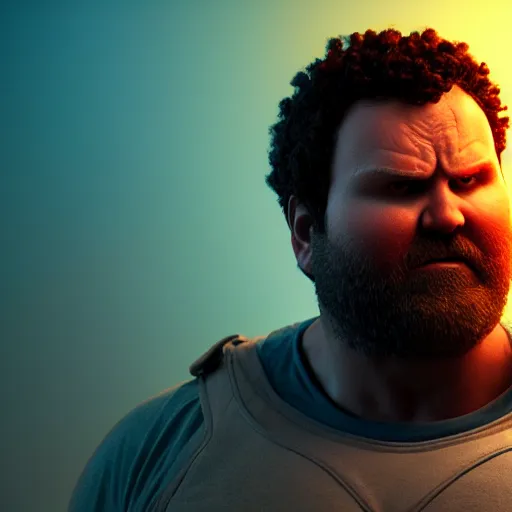 Image similar to A photorealistic Invincible - Robert Kirkman, 'Invincible' Renewed for Season 2 and 3 by Amazon, Invincible Animated Series, magical realism, texture, radiant colors, fantasy, trending on artstation, volumetric lighting, micro details, 3d sculpture, ray tracing, 8k