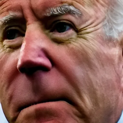 Image similar to Joe Biden, closeup, high contast, photograph
