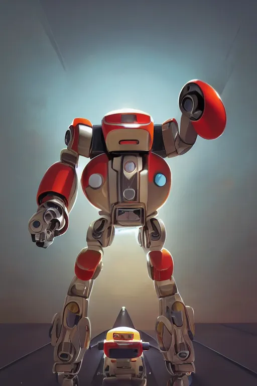 Image similar to metabots medabots medarotto medarot robot minimalist comics, behance hd by jesper ejsing, by rhads, makoto shinkai and lois van baarle, ilya kuvshinov, rossdraws global illumination ray tracing hdr radiating a glowing aura