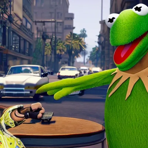 Image similar to muppets in grand theft auto 5