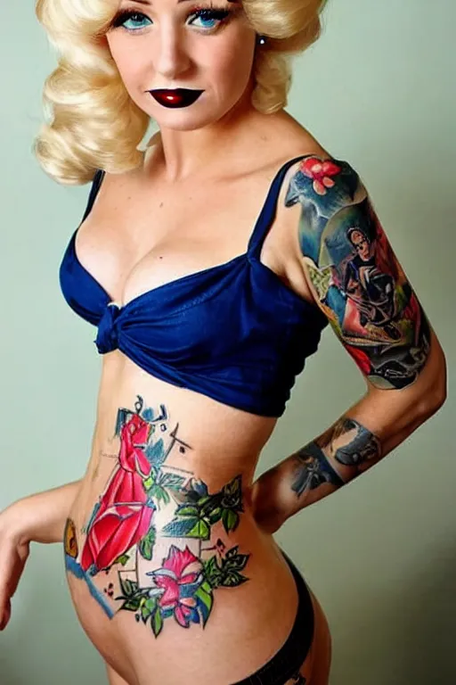 90 Best PinUp Tattoo Girl Designs  Meanings  Add Style in 2019