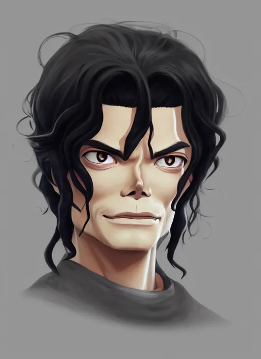 Prompt: centered!! macro head portrait of medieval disappointed sad king michael jackson, artstation, detailed cartoon, elegant, digital painting, concept art, smooth, sharp focus, illustration, ghibli, makoto shinkai, don bluth, fujita goro, jean giraud, akihiko yoshida, tom whalen 8 k