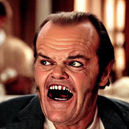 Image similar to Jack Nicholson starring as Hannibal Lecter, cinematic portrait