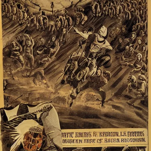 Prompt: erzberg rodeo race in a 7 circles of hell by dante, epic art, super detailed