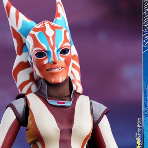 Prompt: hot toys Ahsoka tano clone wars