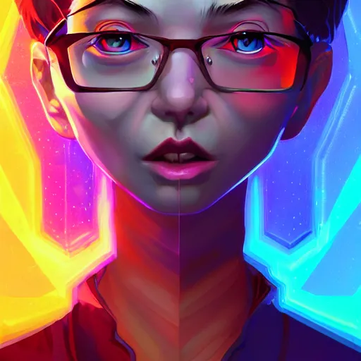 Image similar to skill magic geek inside matrix deepdream radiating a glowing aura stuff loot legends stylized digital illustration video game icon artstation lois van baarle, ilya kuvshinov, rossdraws,