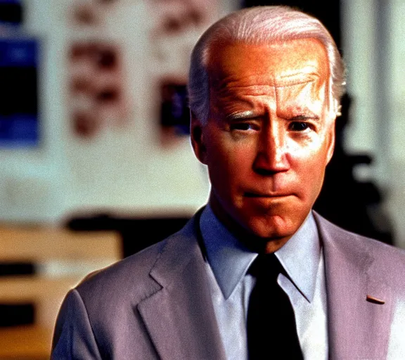 KREA - joe biden picking his nose while sitting on the toilet, cinematic  framing, cinematic lighting, hdr, gritty, movie still, 4k, 70s psychedelic  style