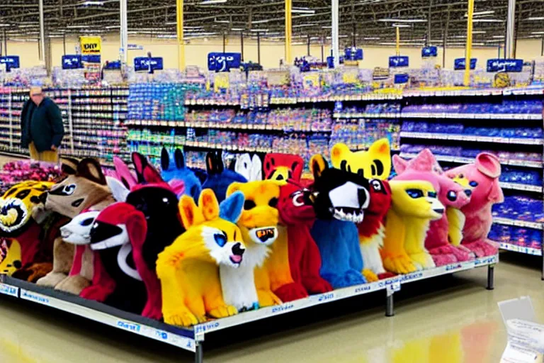 Image similar to photo of fursuits for sale at walmart