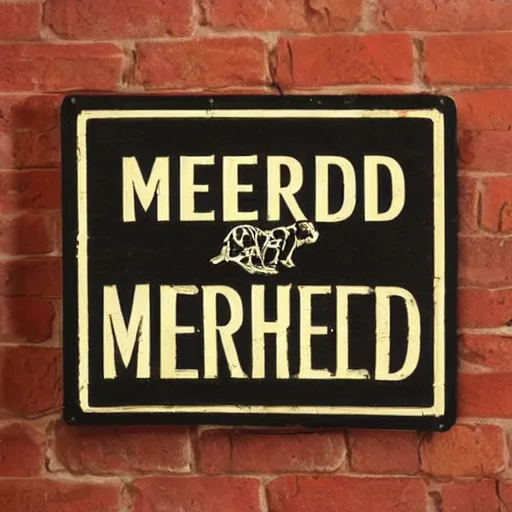 Image similar to Mead and daughters mercantile sign