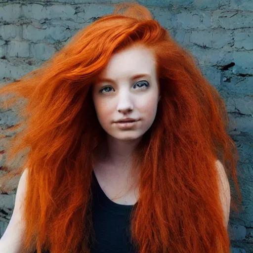 Image similar to girl with ginger hair