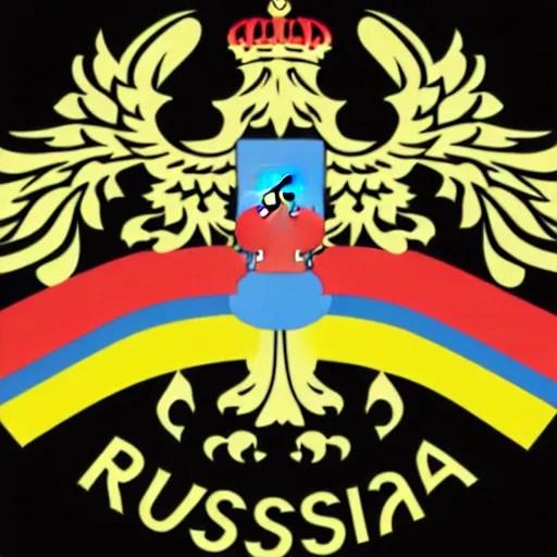 Prompt: vector logo of Russia