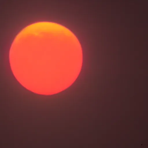 Image similar to Red sun over paradise