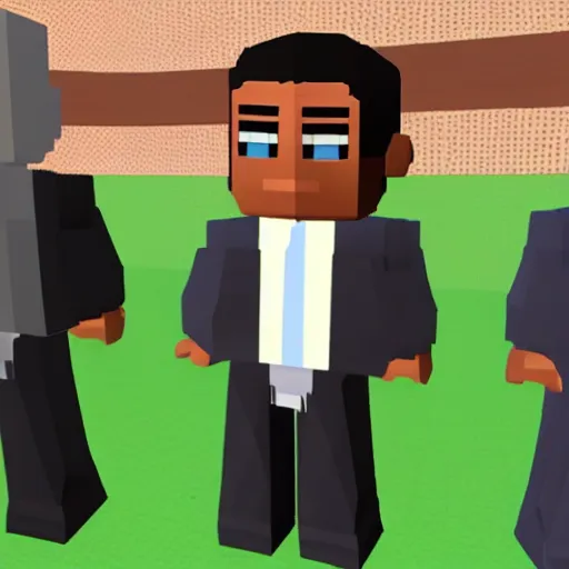 Prompt: barack obama in roblox