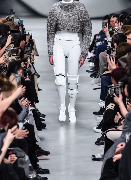 Image similar to hyperrealistic and heavy detailed balenciaga runway show of star wars, leica sl 2 5 0 mm, vivid color, high quality, high textured, real life
