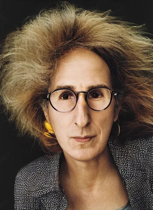 Prompt: portrait of beautiful 3 0 - year - old female larry david by mario testino, headshot, detailed, award winning, sony a 7 r