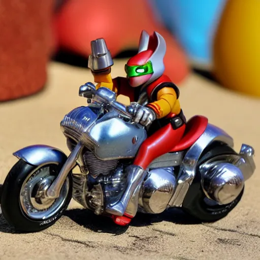 Image similar to biker mice from mars toy