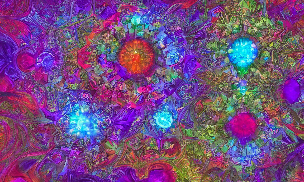 Image similar to reflexion cyberpunk voronoi engine laboratory 3 d volume kaleidoscope mandala fractal chakra digital multicolor stylized concept substance liquid nebula stone, by josan gonzales and dan mumford depth fog overlay multiply photoshop layer