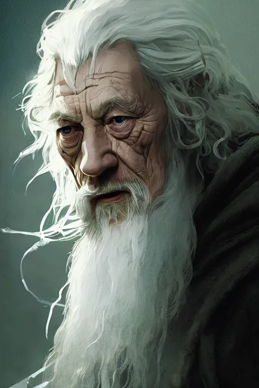 gandalf the white, sorcerer, lord of the rings, | Stable Diffusion